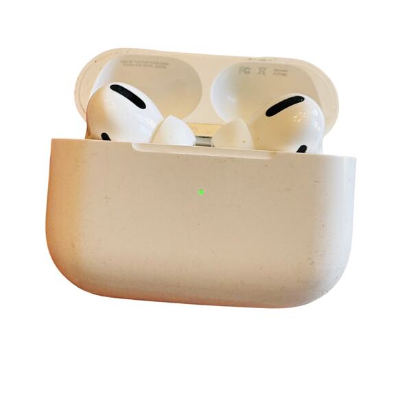 Apple AirPods Pro A2190 White Wireless Earbuds/Charging Case - Picture 1 of 9
